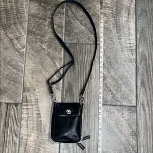 Cabela’s concealed carry Black Leather Crossbody Bag
